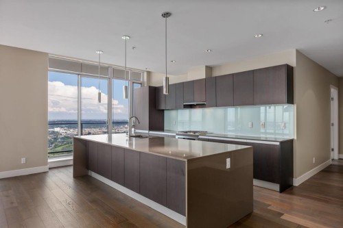 3903-1122 3 Street Se, Calgary, AB - Indoor Photo Showing Kitchen With Upgraded Kitchen