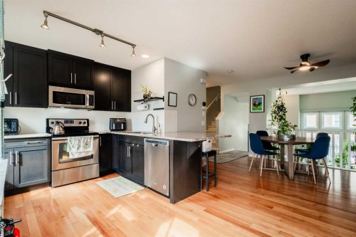 1310 Auburn Bay Square Se, Calgary, AB - Indoor Photo Showing Kitchen With Stainless Steel Kitchen With Upgraded Kitchen