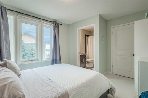 1310 Auburn Bay Square Se, Calgary, AB - Indoor Photo Showing Bedroom