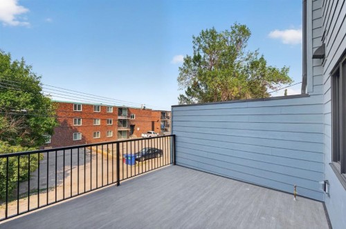 2020 12 Avenue Sw, Calgary, AB - Outdoor With Balcony With Exterior