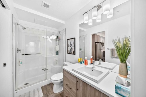 316-205 Spring Creek Common Sw, Calgary, AB - Indoor Photo Showing Bathroom