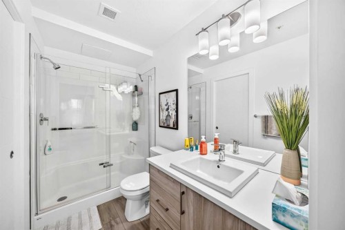 316-205 Spring Creek Common Sw, Calgary, AB - Indoor Photo Showing Bathroom