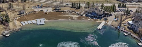 7 Crystal Green Way, Okotoks, AB - Outdoor With Body Of Water With View