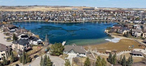 7 Crystal Green Way, Okotoks, AB - Outdoor With Body Of Water With View