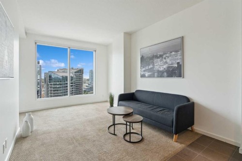 2604-211 13 Avenue Se, Calgary, AB - Indoor Photo Showing Living Room
