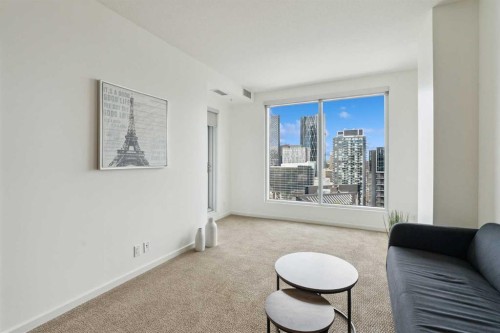 2604-211 13 Avenue Se, Calgary, AB - Indoor Photo Showing Living Room