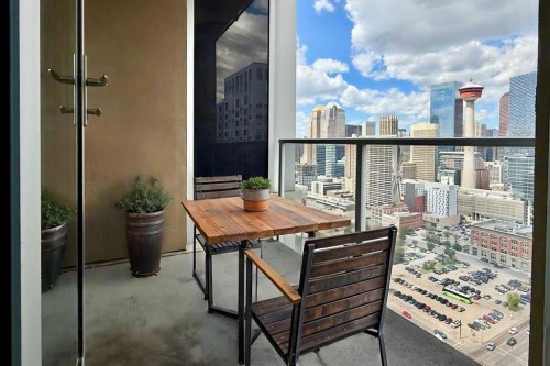 2604-211 13 Avenue Se, Calgary, AB - Outdoor With Balcony
