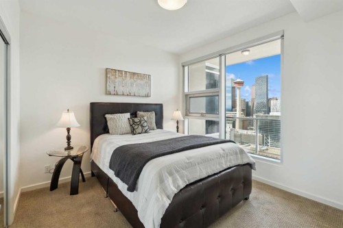 2604-211 13 Avenue Se, Calgary, AB - Indoor Photo Showing Bedroom