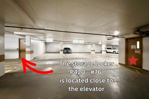 2604-211 13 Avenue Se, Calgary, AB - Indoor Photo Showing Garage