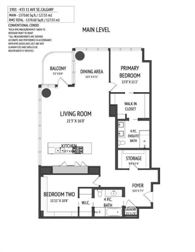1901-433 11 Avenue Se, Calgary, AB 
