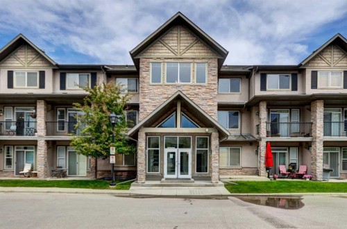 1222-211 Aspen Stone Boulevard Sw, Calgary, AB - Outdoor With Balcony With Facade