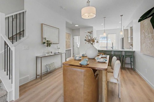 7369 Mercado Avenue Se, Calgary, AB - Indoor Photo Showing Dining Room