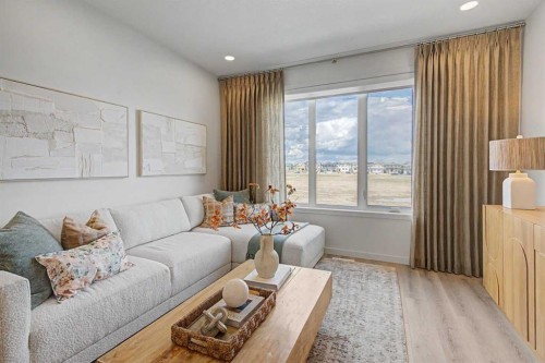 7369 Mercado Avenue Se, Calgary, AB - Indoor Photo Showing Living Room