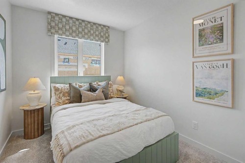 7369 Mercado Avenue Se, Calgary, AB - Indoor Photo Showing Bedroom
