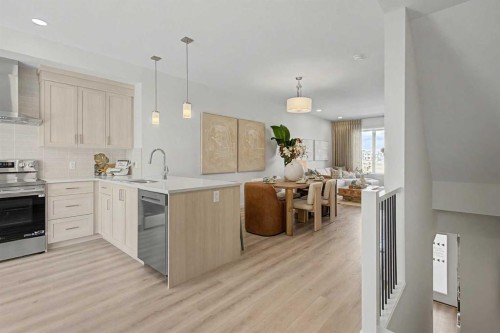 7369 Mercado Avenue Se, Calgary, AB - Indoor Photo Showing Kitchen With Upgraded Kitchen