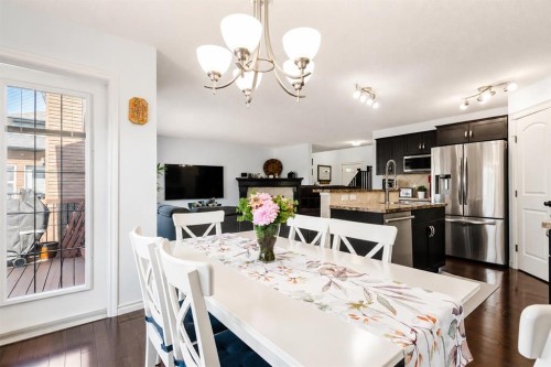 821 Auburn Bay Boulevard Se, Calgary, AB - Indoor Photo Showing Dining Room