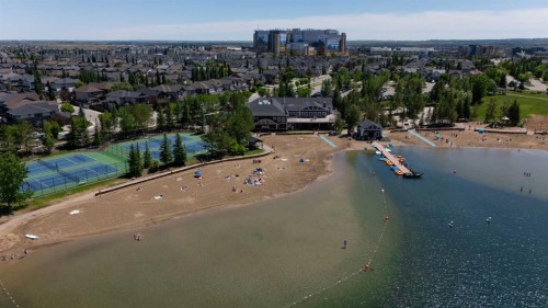 821 Auburn Bay Boulevard Se, Calgary, AB - Outdoor With Body Of Water With View