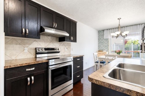 821 Auburn Bay Boulevard Se, Calgary, AB - Indoor Photo Showing Kitchen With Double Sink