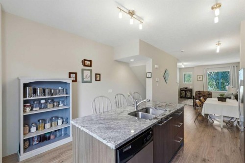 43-300 Marina Drive, Chestermere, AB - Indoor Photo Showing Kitchen With Double Sink