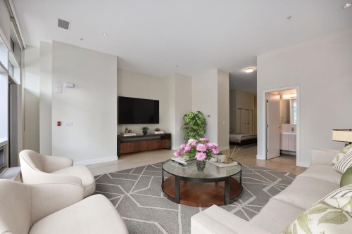 1130 3 Street Se, Calgary, AB - Indoor Photo Showing Living Room