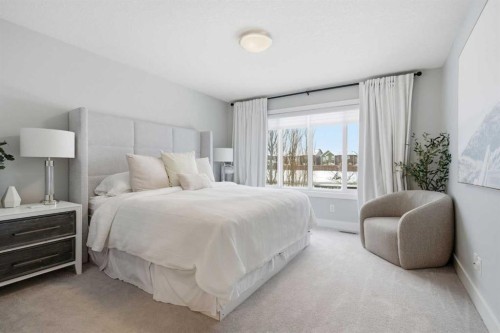 234 Mahogany Passage Se, Calgary, AB - Indoor Photo Showing Bedroom