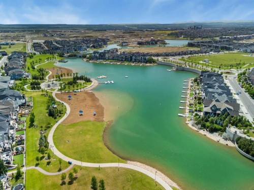 234 Mahogany Passage Se, Calgary, AB - Outdoor With Body Of Water With View