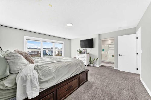 263 Chelsea Heath, Chestermere, AB - Indoor Photo Showing Bedroom