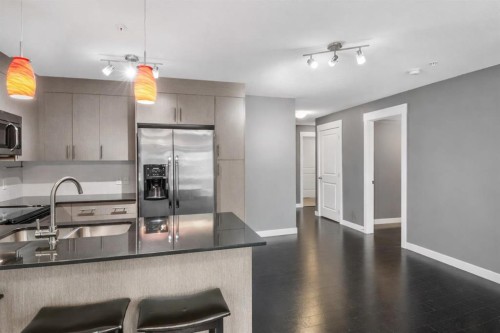 3115-240 Skyview Ranch Road Ne, Calgary, AB - Indoor Photo Showing Kitchen With Upgraded Kitchen