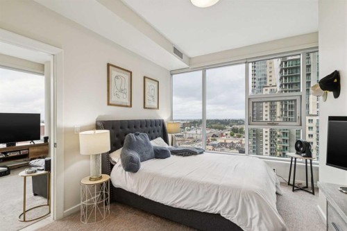 1507-211 13 Avenue Se, Calgary, AB - Indoor Photo Showing Bedroom