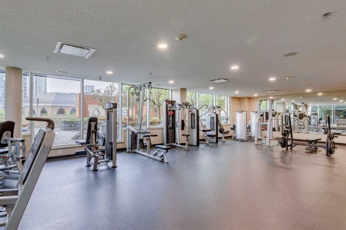 1507-211 13 Avenue Se, Calgary, AB - Indoor Photo Showing Gym Room