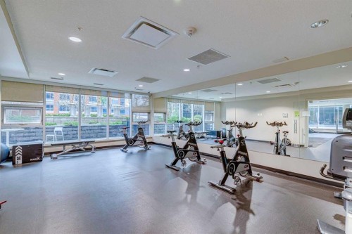 1507-211 13 Avenue Se, Calgary, AB - Indoor Photo Showing Gym Room