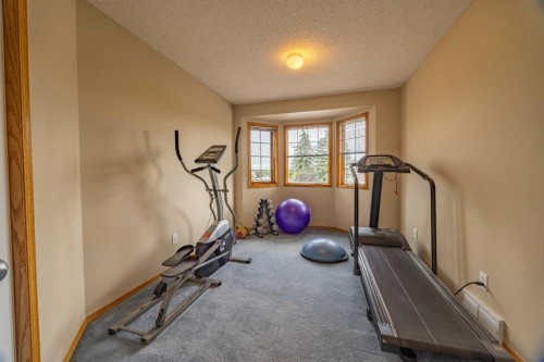 19 Mckenzie Lake Manor Se, Calgary, AB - Indoor Photo Showing Gym Room