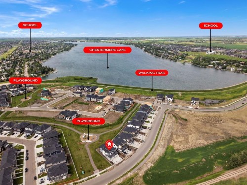 390 South Shore Drive, Chestermere, AB - Outdoor With View