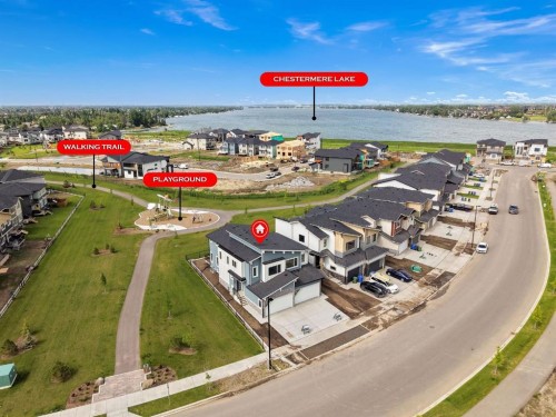 390 South Shore Drive, Chestermere, AB - Outdoor With View