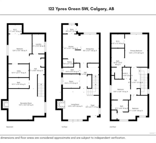122 Ypres Green Sw, Calgary, AB 