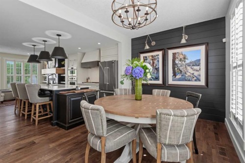 30 And 30G Victoria Cross Boulevard Sw, Calgary, AB - Indoor Photo Showing Dining Room