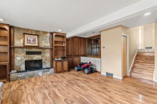 72 Templeson Way Ne, Calgary, AB - Indoor With Fireplace