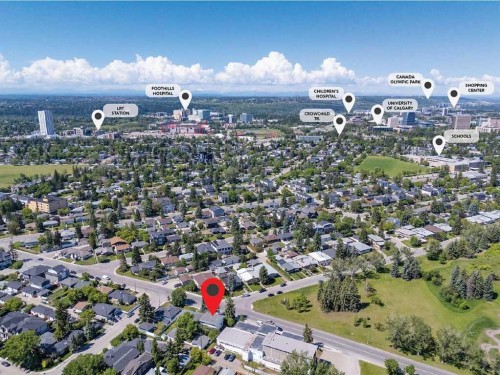 2812 19 Street Nw, Calgary, AB - Outdoor With View