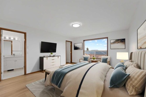 410 Long Beach Landing, Chestermere, AB - Indoor Photo Showing Bedroom