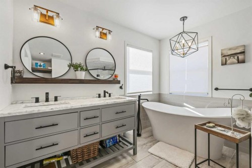 716 Boulder Creek Drive Se, Langdon, AB - Indoor Photo Showing Bathroom