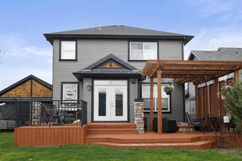 716 Boulder Creek Drive Se, Langdon, AB - Outdoor With Deck Patio Veranda