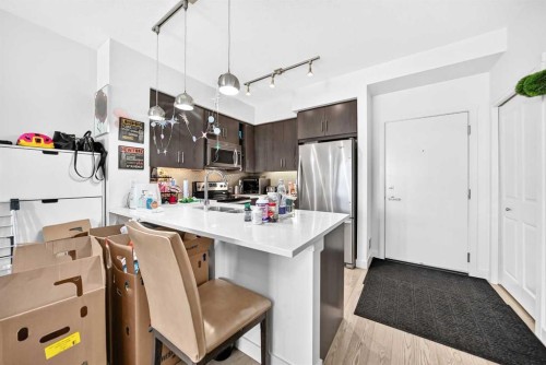 231-25 Auburn Meadows Avenue Se, Calgary, AB - Indoor Photo Showing Kitchen With Stainless Steel Kitchen With Upgraded Kitchen