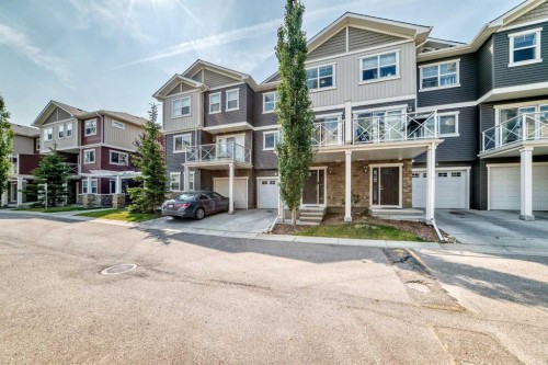 909 Skyview Ranch Grove Ne, Calgary, AB - Outdoor With Balcony With Facade