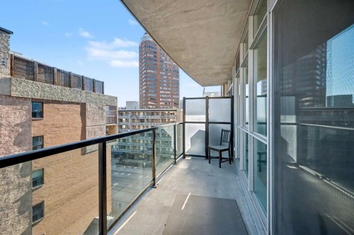 609-788 12 Avenue Sw, Calgary, AB - Outdoor With Balcony With Exterior
