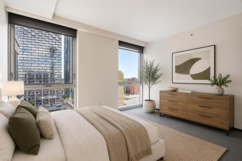 1702-108 9 Avenue Sw, Calgary, AB - Indoor Photo Showing Bedroom
