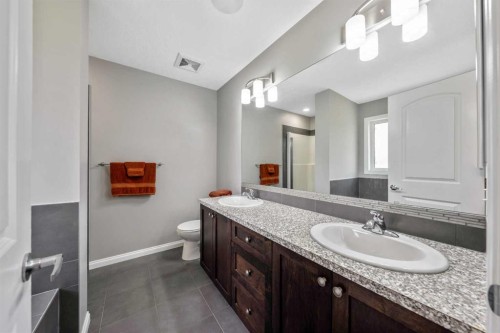 64 Sunrise Terrace, Cochrane, AB - Indoor Photo Showing Bathroom