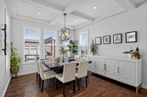 367 Mahogany Terrace Se, Calgary, AB - Indoor Photo Showing Dining Room