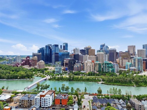 403-916 Memorial Drive Nw, Calgary, AB - Outdoor With Body Of Water With View