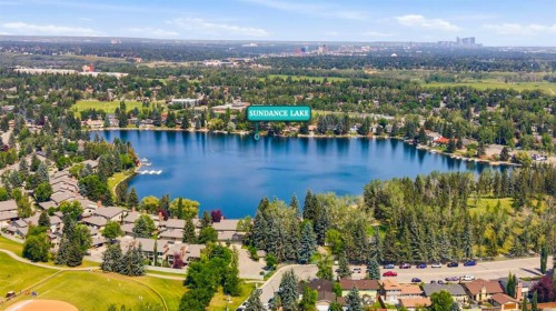 55 Sunbank Road Se, Calgary, AB - Outdoor With Body Of Water With View