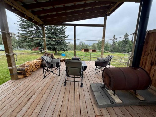 33374 Range Road 55, Rural Mountain View County, AB - Outdoor With Deck Patio Veranda With Exterior